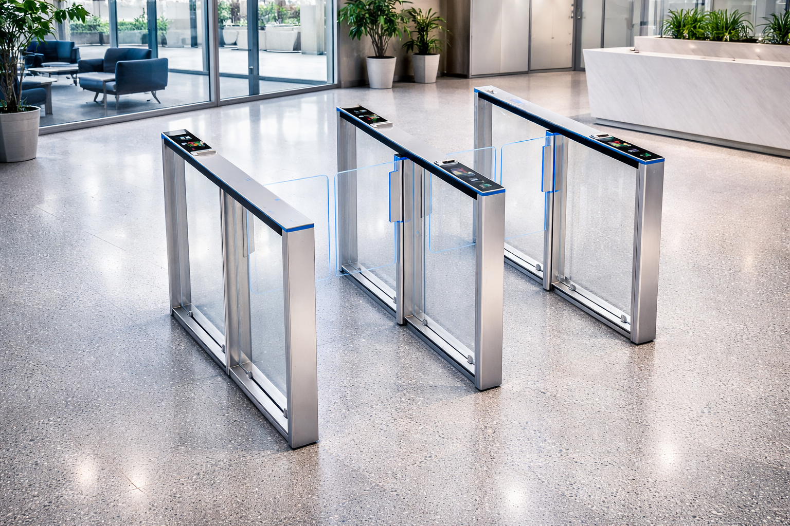 Turnstile Speed Gate with Face ID in Yerevan – High-Speed Turnstile for Access Control