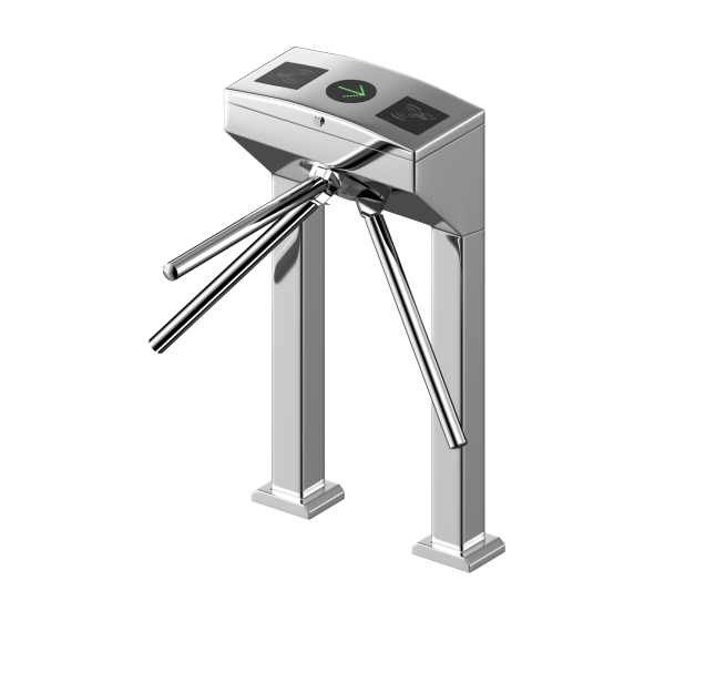 трёхштанговый турникет zkteco ts1000 pro из нержавеющей стали для системы контроля доступа