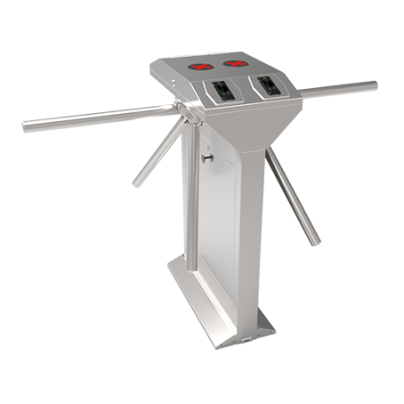 трёхштанговый турникет zkteco ts1000 pro из нержавеющей стали для системы контроля доступа