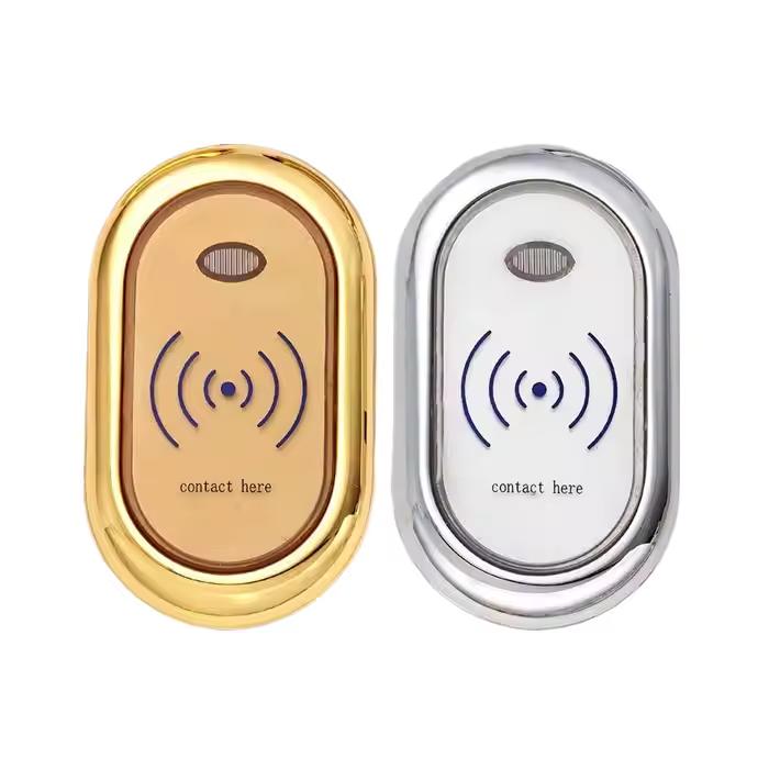 PK-1 RFID smart locker lock in gold and silver finish