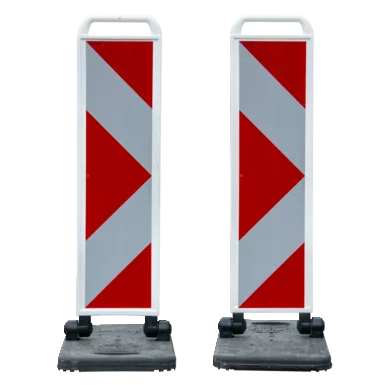 DA-03 քաշվող ճանապարհային բլոկատոր կարմիր սպիտակ հակահարվածային բարիեր