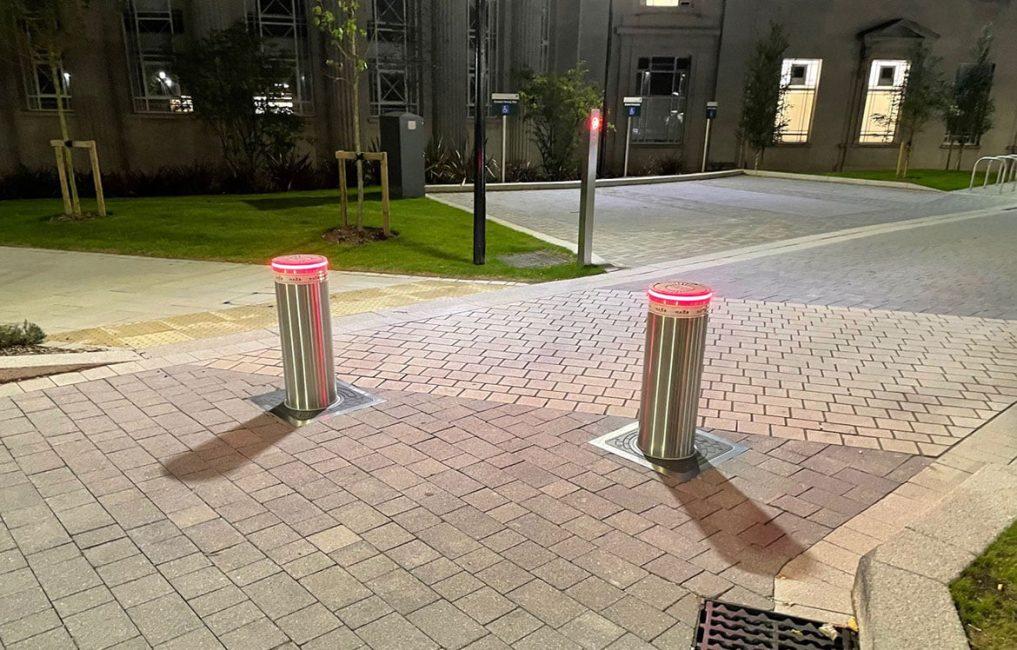 Bollard installation in Yerevan vehicle control and parking protection